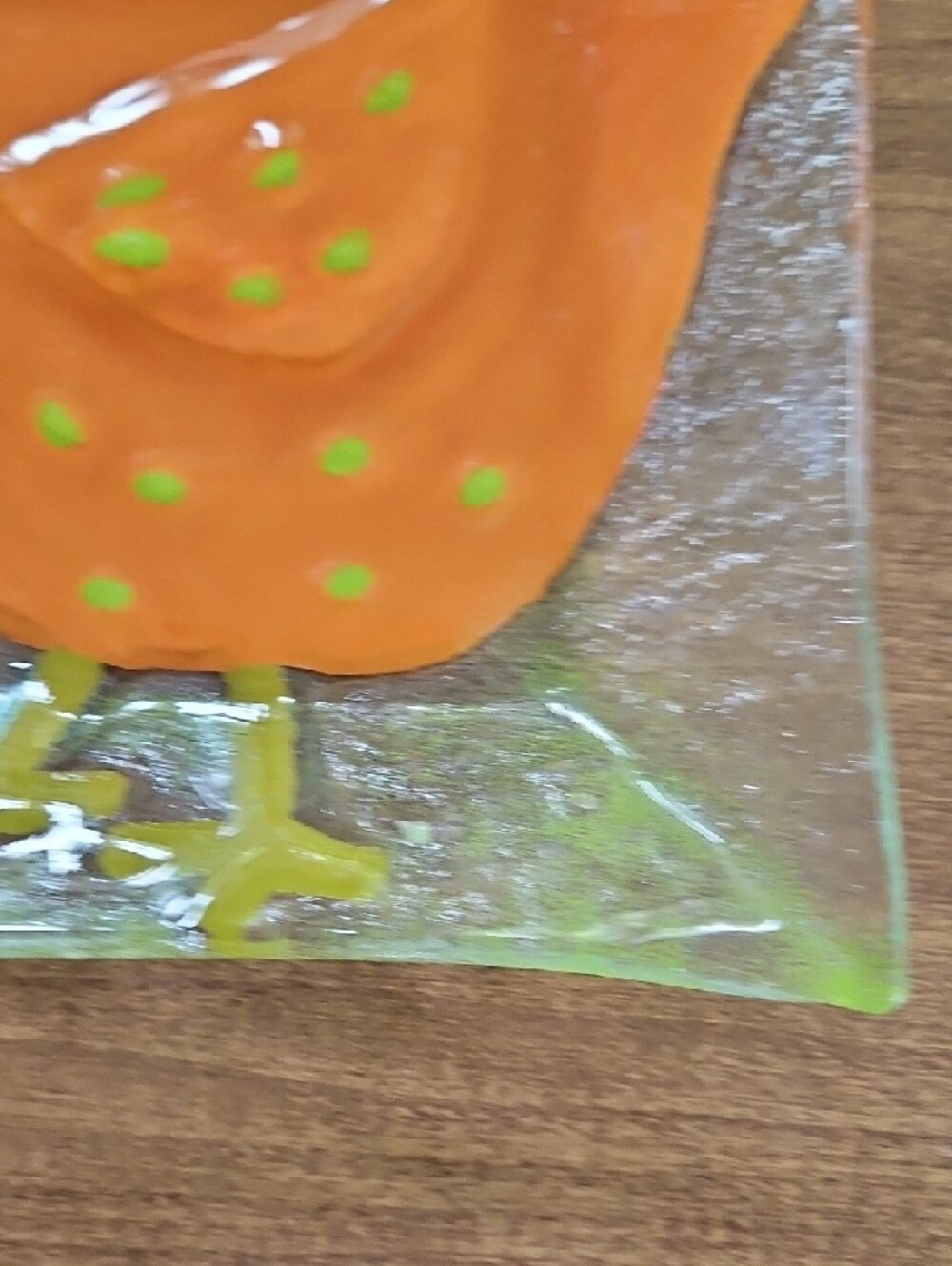 Foreside Home & Garden Fused Glass Bird Dish - Picture 8 of 9